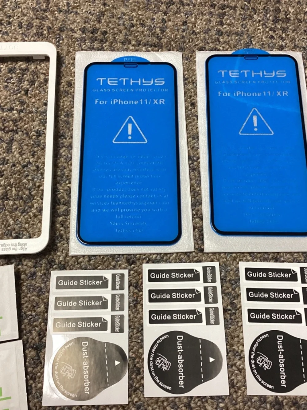Tethys iPhone 11/XR Full Framed Glass Screen Protector * Qty. 2